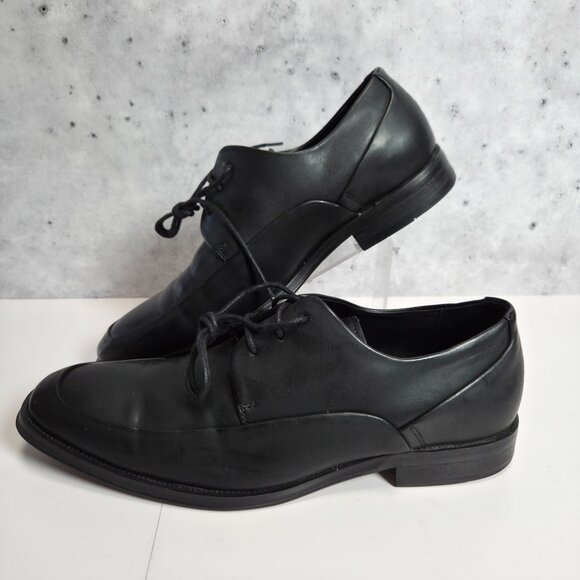 Kenneth Cole Black Swift N Shore Mens Dress Shoes 8.5 M Man-Made Upper - Picture 2 of 9